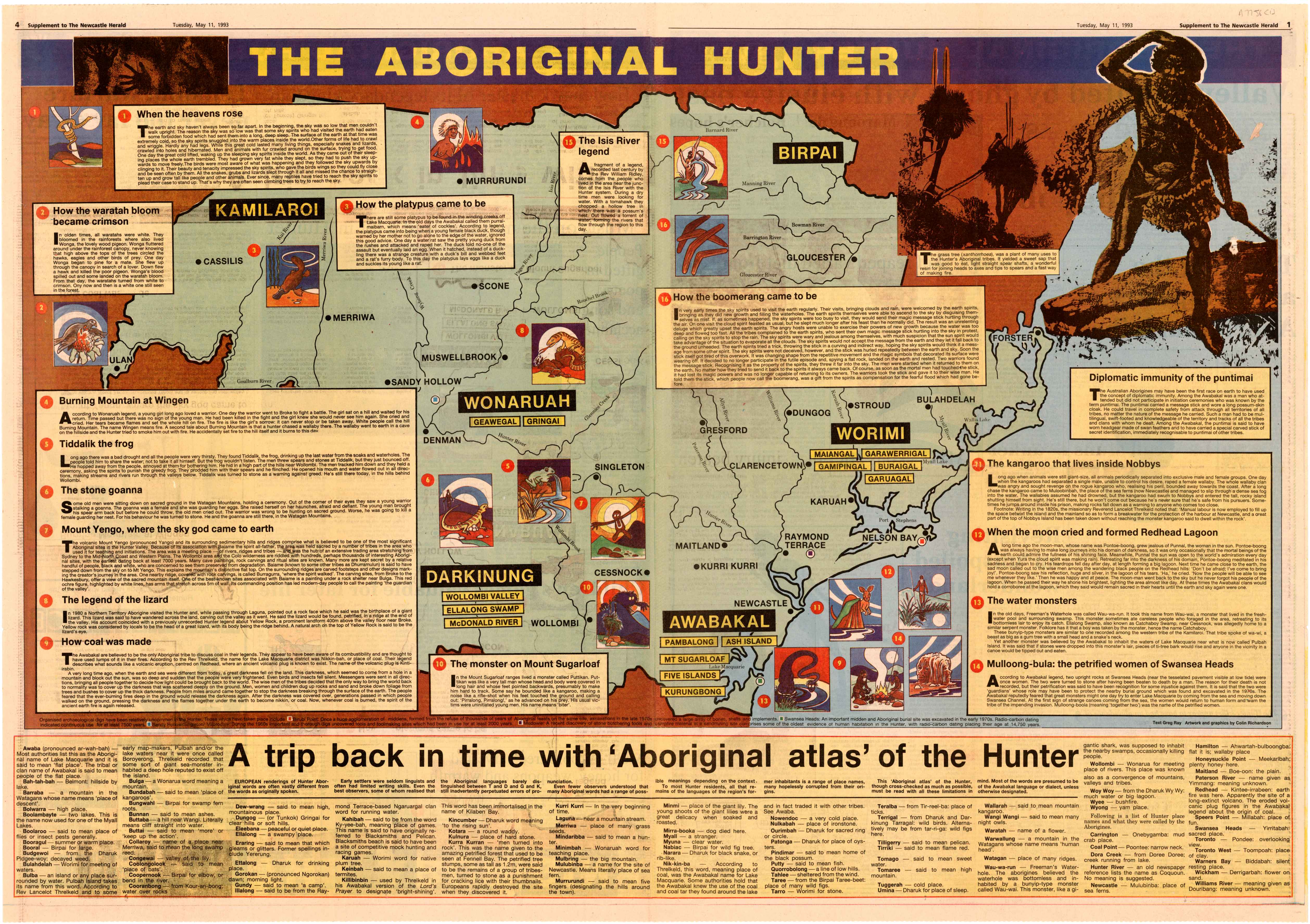 Digital Version of The Aboriginal Hunter (1993) Recto
