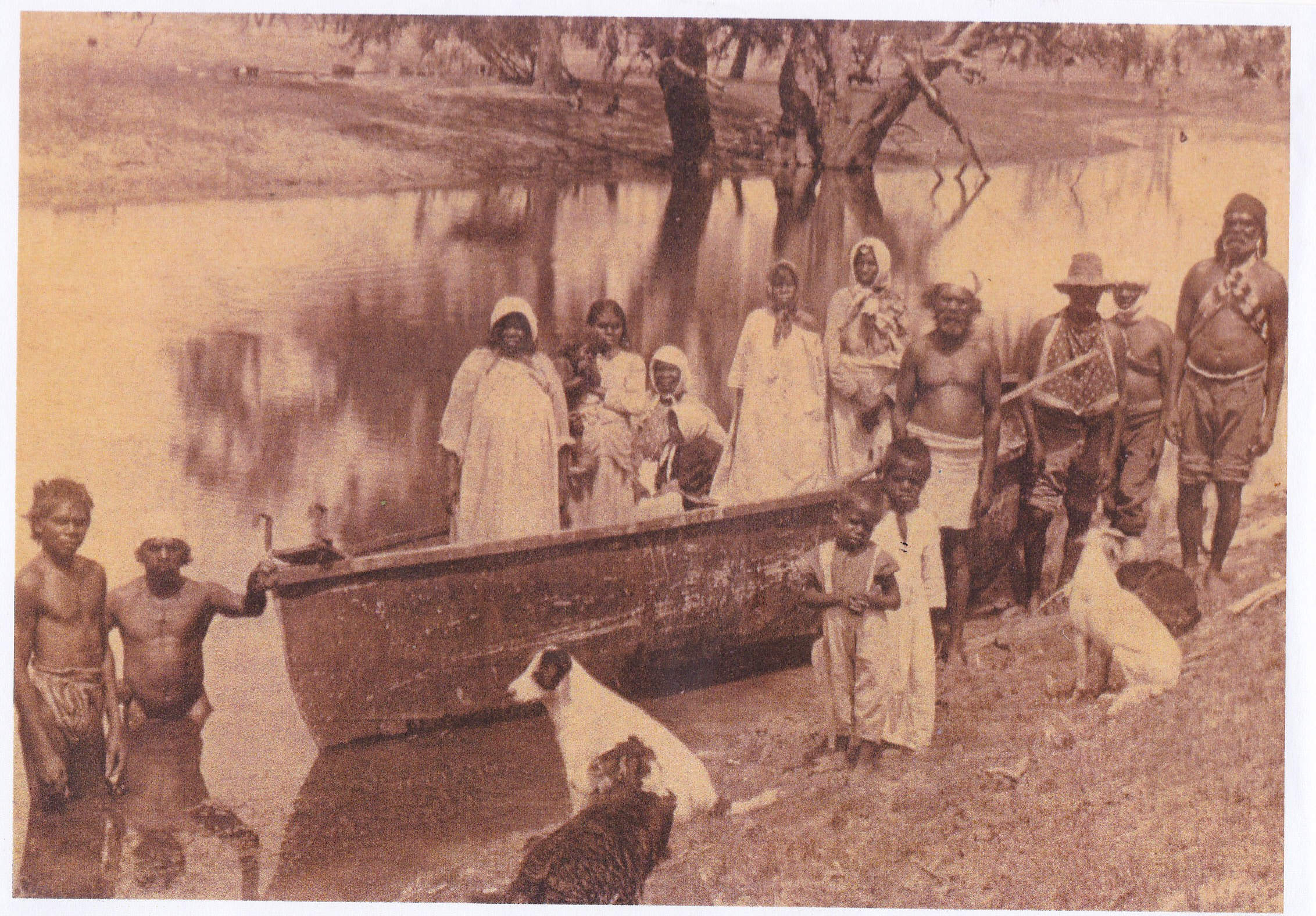 Barrington River Boat used to get to school (date unknown)