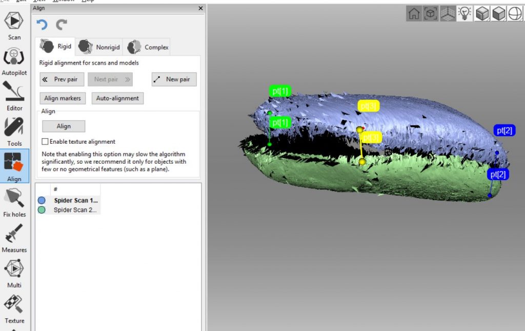 3D Scanning - Artec Professional handheld scanner - Hunter Living Histories