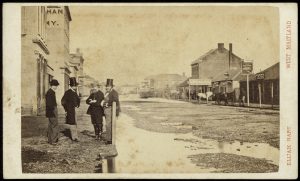 Maitland Flood Scenes 1857 by Elijah Hart, Photographer, West Maitland. Courtesy of State Library of Victoria.