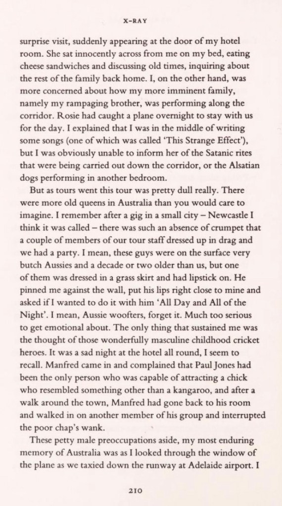 Ray Davies, X-Ray, (1994) p.210.