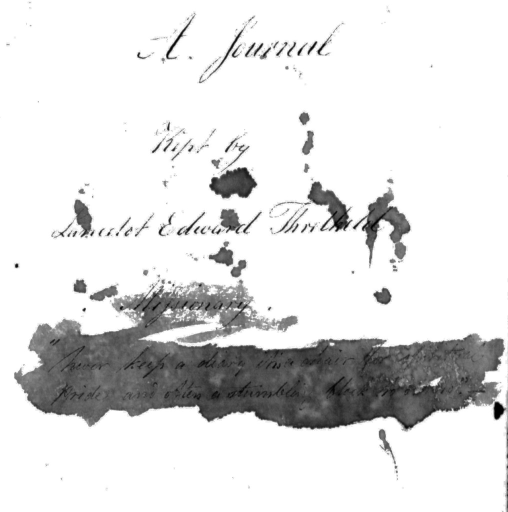 Threlkeld's 1829 Journal