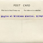 "Engine at Wireless Station, Bitapaka."