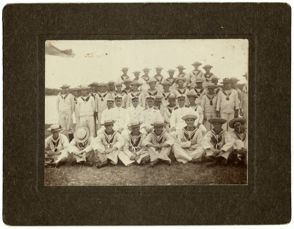 A9052(xv) Photograph: Officers and Men attending Naval Camp, Tomago, 25 February 1914 to 13 March 1914.