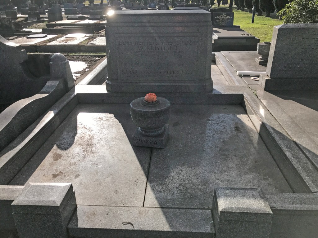 Morris and Sarah Light's Grave, Jewish Section, Sandgate Cemetery, Newcastle Australia