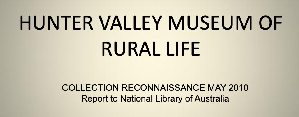 Hunter Valley Museum of Rural Life Powerpoint