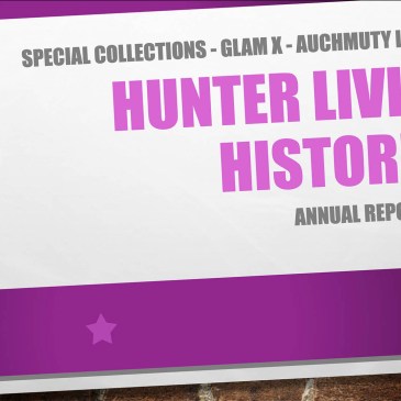 Hunter Living Histories Annual Report 2022 Title