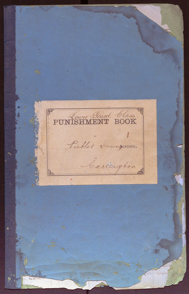 Carrington Public School Punishment Book