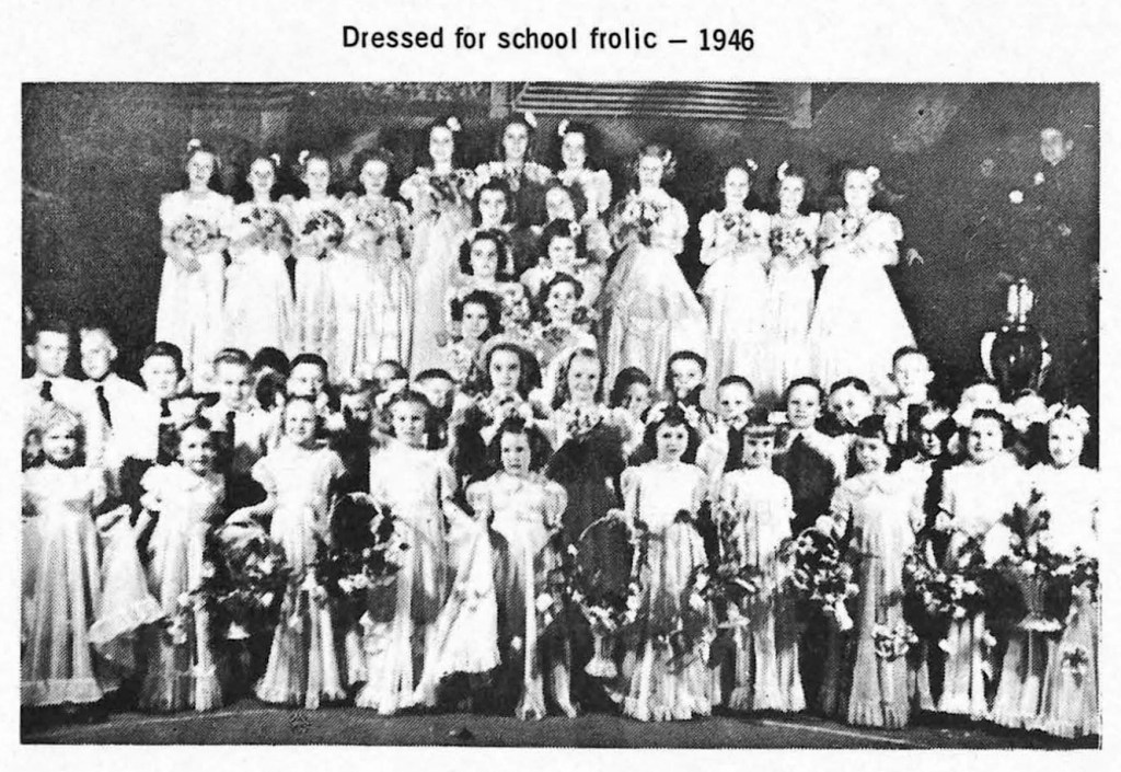 Carrington Public School Dressed for a School Frolic 1946
