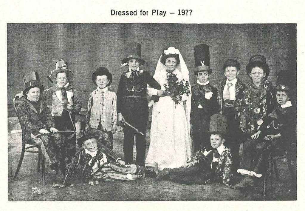 Carrington Public School Dressed to Play circa 1910s