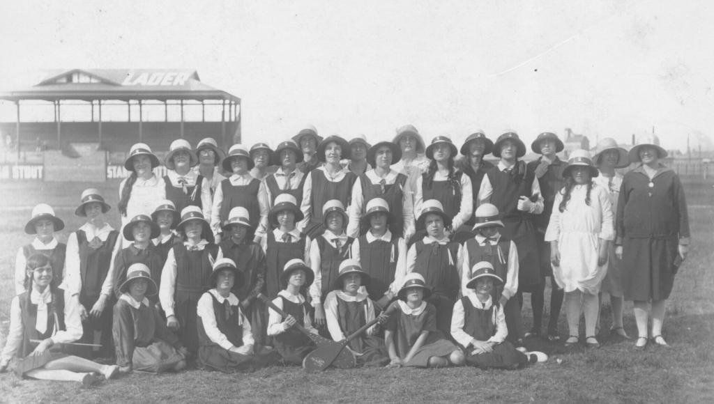 Group photograph of 'School for Deaf Girls', Waratah, NSW