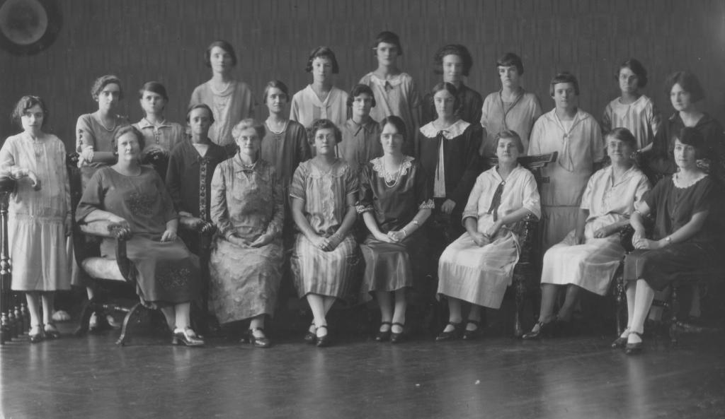 Photograph of the Staff from 'School for Deaf Girls', Waratah [n.d.]
