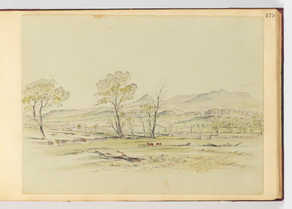 17 October 1878 f.179-Murrurrundi Valley of the Page by H.G. Lloyd (Courtesy of Dixon Library, SLNSW)