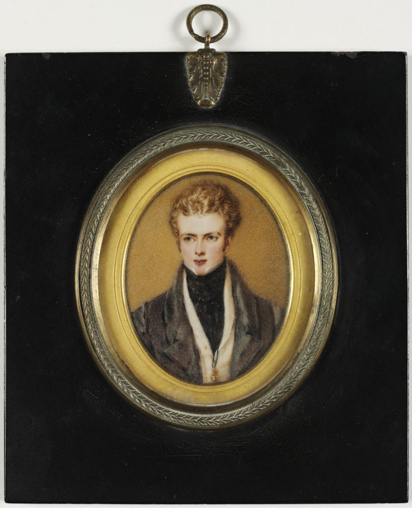 Robert Scott, 1820 - watercolour on ivory miniature / attributed to Miss Sharpe; MIN 354, State Library of New South Wales. 