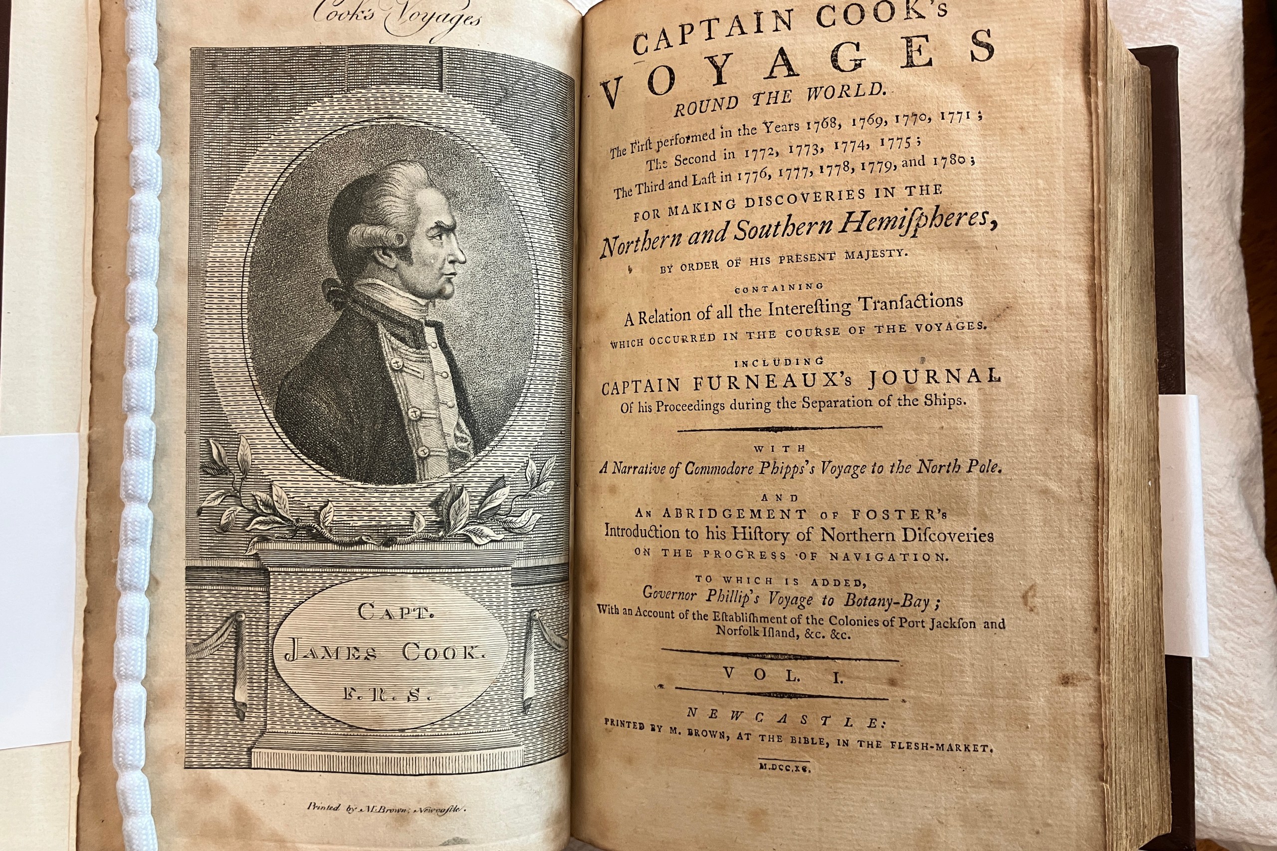 Title Page of Captain Cook's Voyage Round the World..(1790)