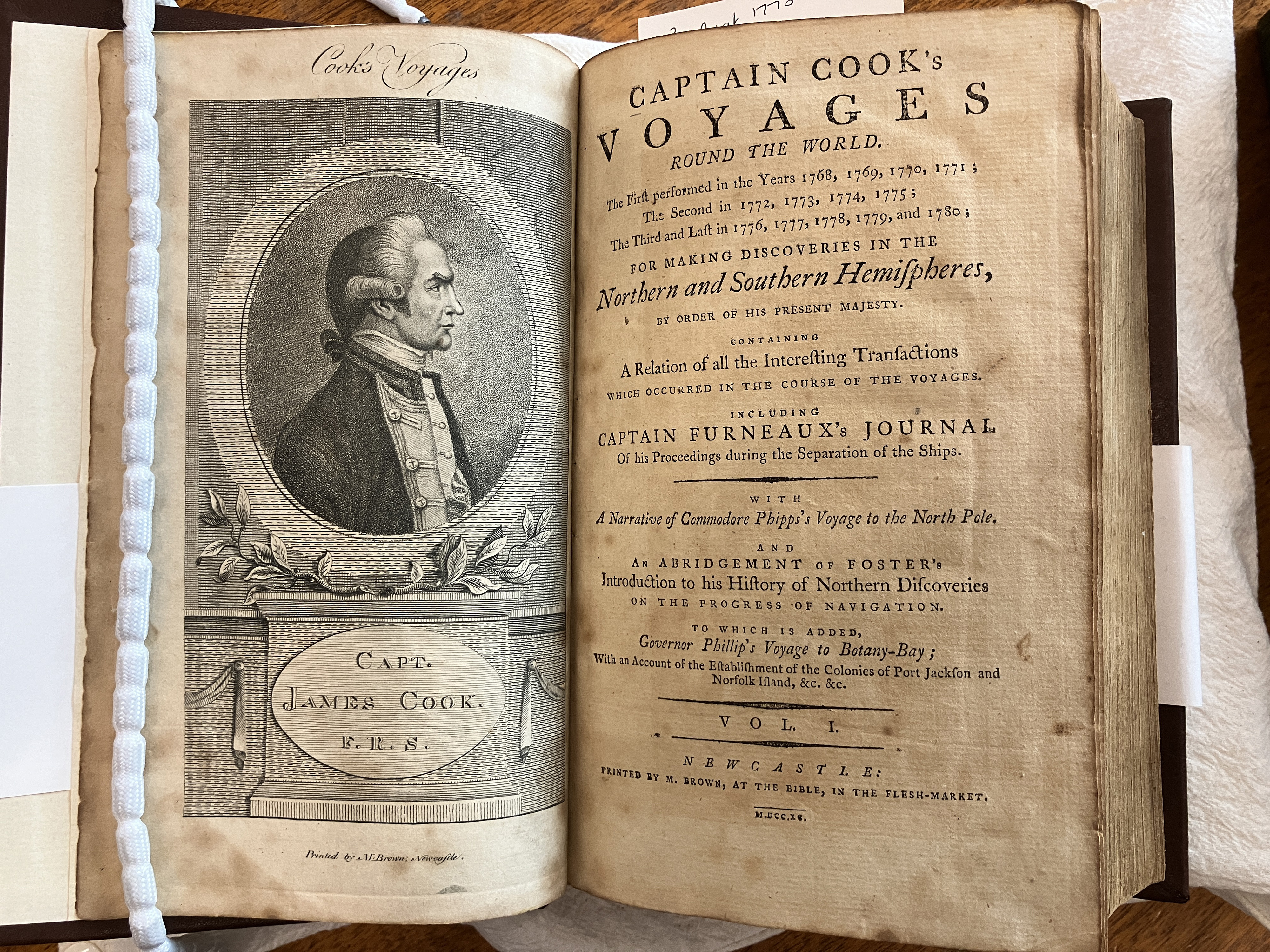 Title Page of Captain Cook's Voyage Round the World..(1790)
