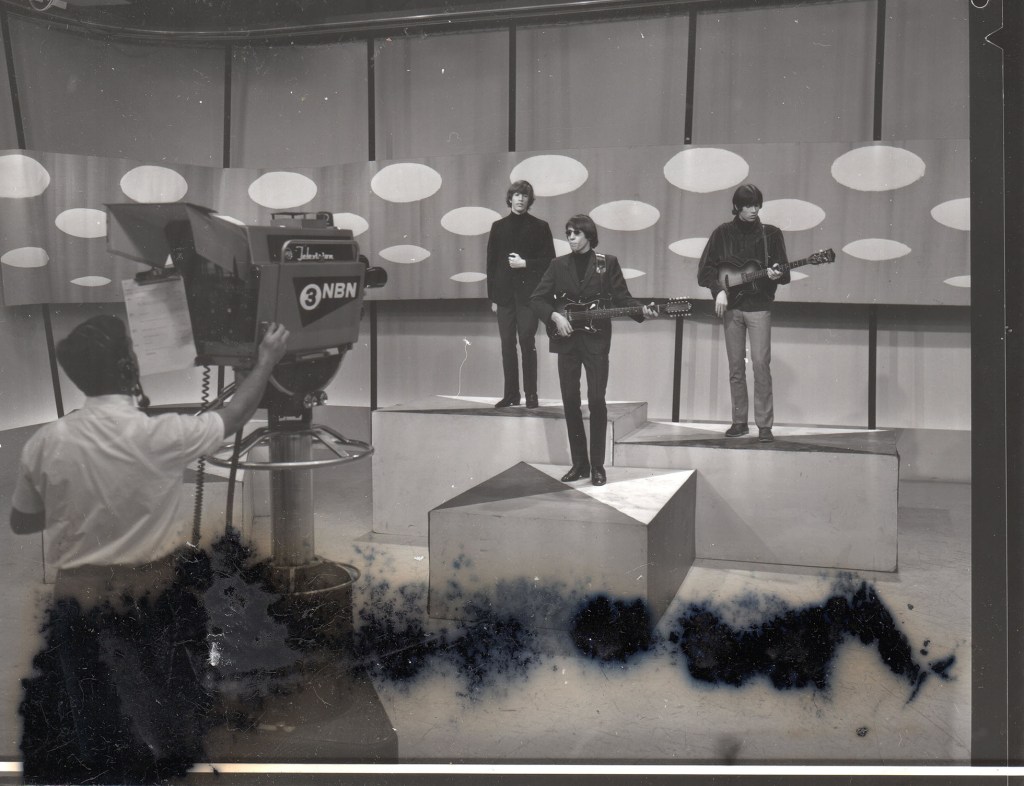 The Bee Gees on NBN Channel 3 TV, circa 1966 (Courtesy NBN Archive)