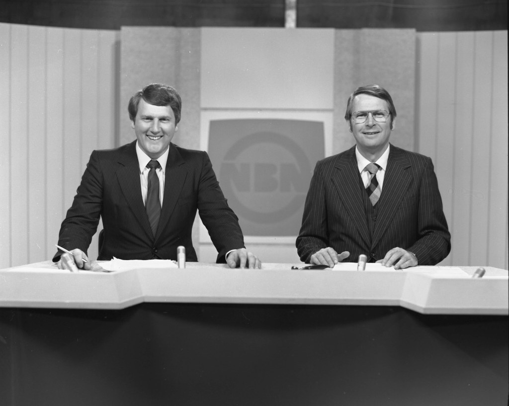 Ray Dineen and Murray Findlay (Courtesy of the NBN Archive)
