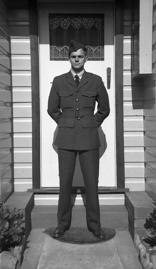 Jack Jones, in military uniform, circa 1954-1955 (Photograph courtesy of Tim Jones, son)