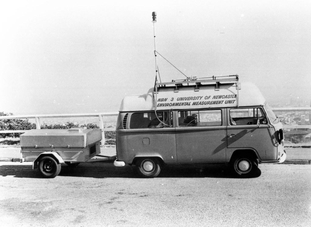 The NBN Channel 3 University of Newcastle Environmental measurement Unit (Courtesy of the NBN Archive)