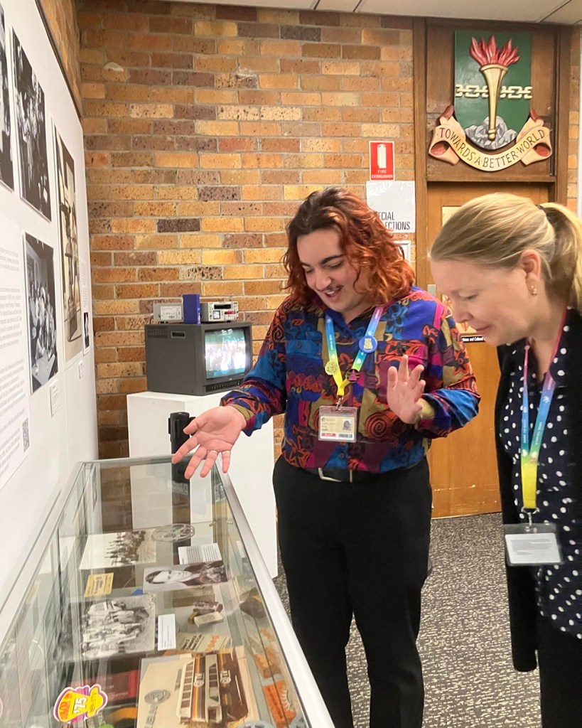 2024 Vera Deacon Intern Rhys Burke with Davina Pellatt