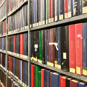 A Wall of University Theses