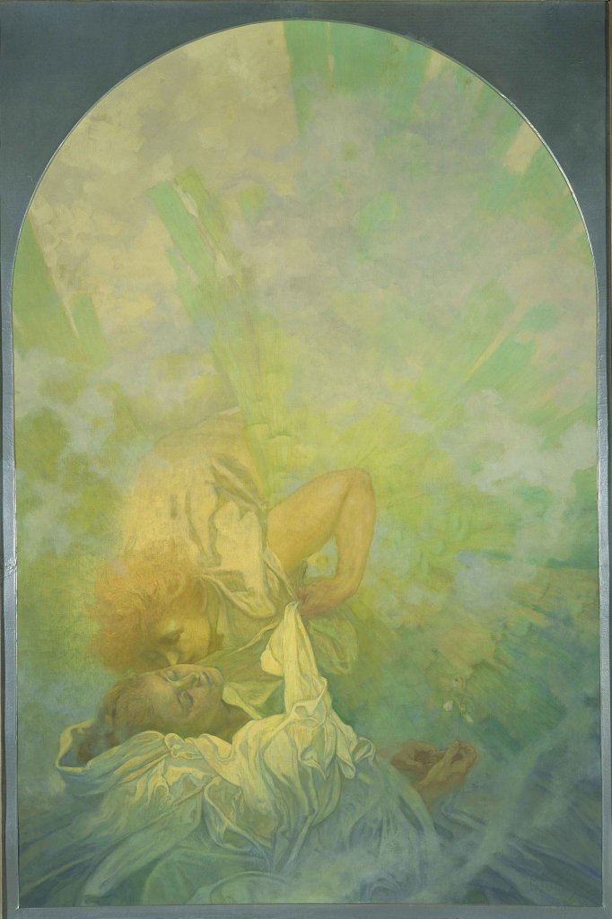 Spring Awakens The Earth by Alphonse Mucha (Courtesy of the Much Museum)