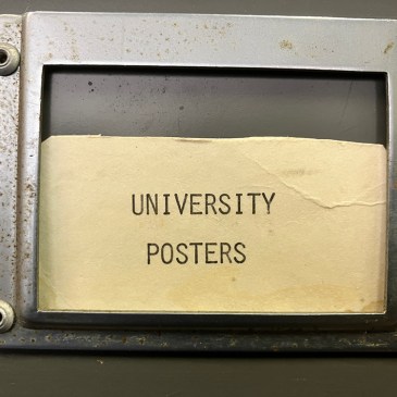 University Posters - Archives in the Auchmuty Library Map Room