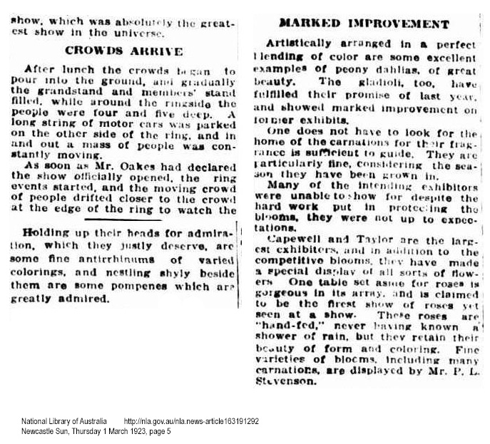 Day for the People Newcastle Show Holiday