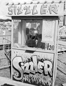 The Newcastle Show. Sizzler Ride. 23 February 1983. Photographer: John Herrett