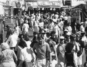 The Newcastle Show. 25 February 1989. Crowds. Photographer: Andrew Taylor.