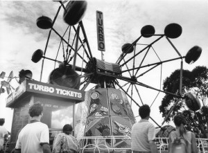 The Newcastle Show. 24 February 1990. The Turbo Ride. Photographer: Dean Osland