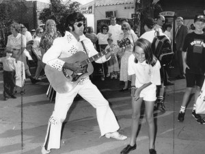 The Newcastle Show. 28 February 1992. Elvis Presley a.k.a. Chris Kelly with Aimee Bertoli of Kotara South.