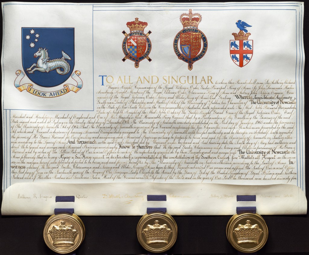 University Of Newcastle's Grant of Arms (1965)