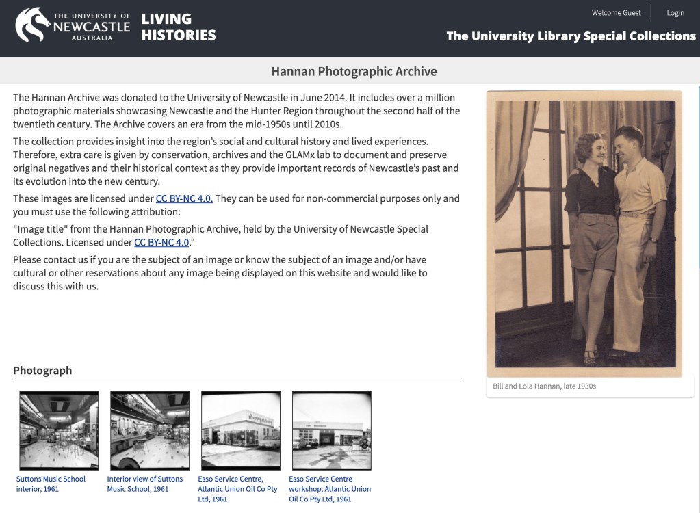 Hannan Photographic Archive on Living Histories