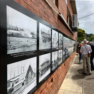 Lambton Mural - 4 March 2025 on Corner of Grainger and Elder Streets, Lambton.