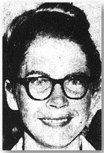 Rhona arrives at the UON “Here to lecture at university,” 9 March 1966 Newcastle Sun, p. 38