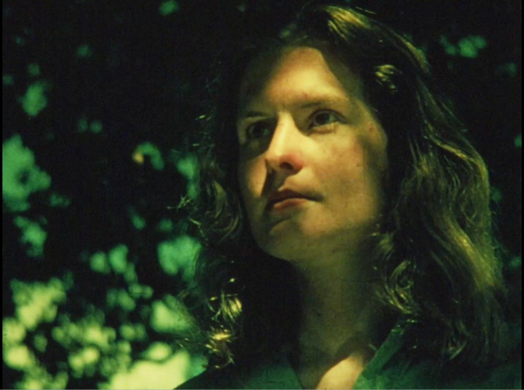 Jim Beiers closeup in an early scene from the experimental film Box (1971)