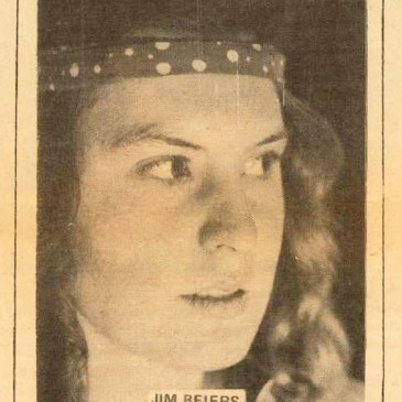 The very beautiful Jim Beiers, from the article on BOX which appeared on page 10 of the Stockton Ferry OPUS, 1970.