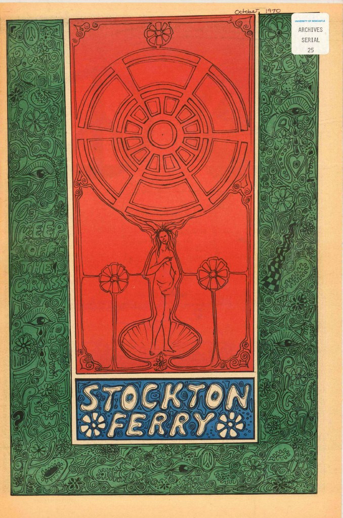 Cover of the second Stockton Ferry OPUS Issue, October 1970