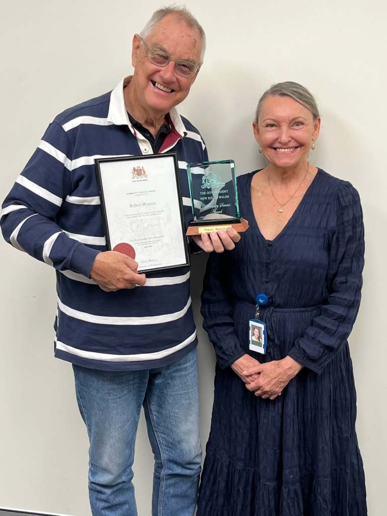 Robert Watson with Sonia Hornery MP, Member for Wallsend