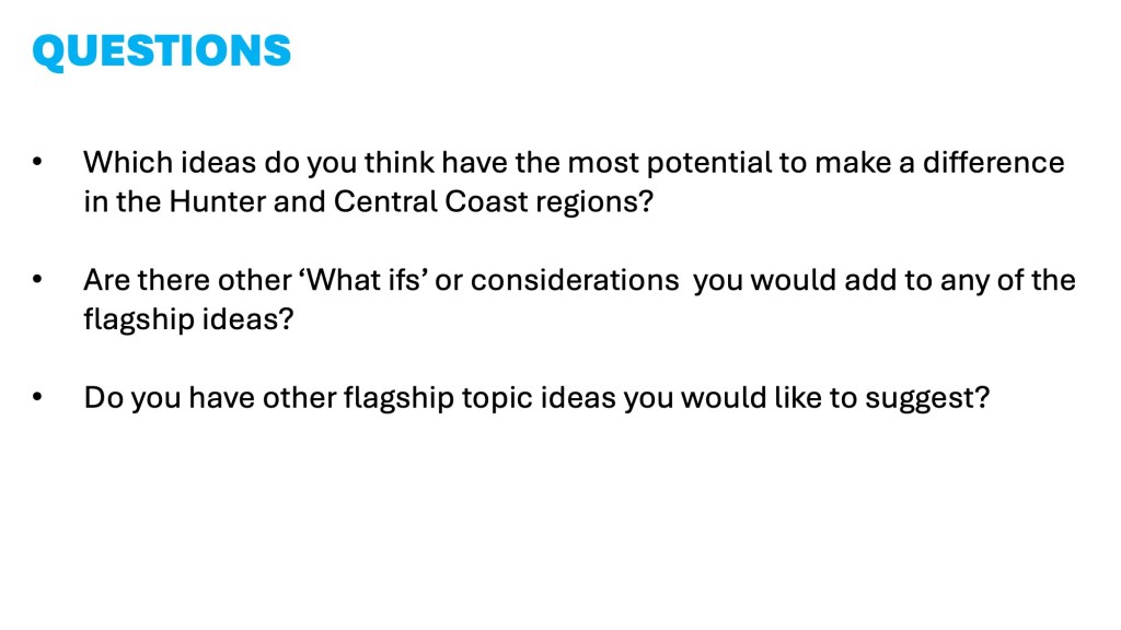 UON Flagship Ideas - Questions