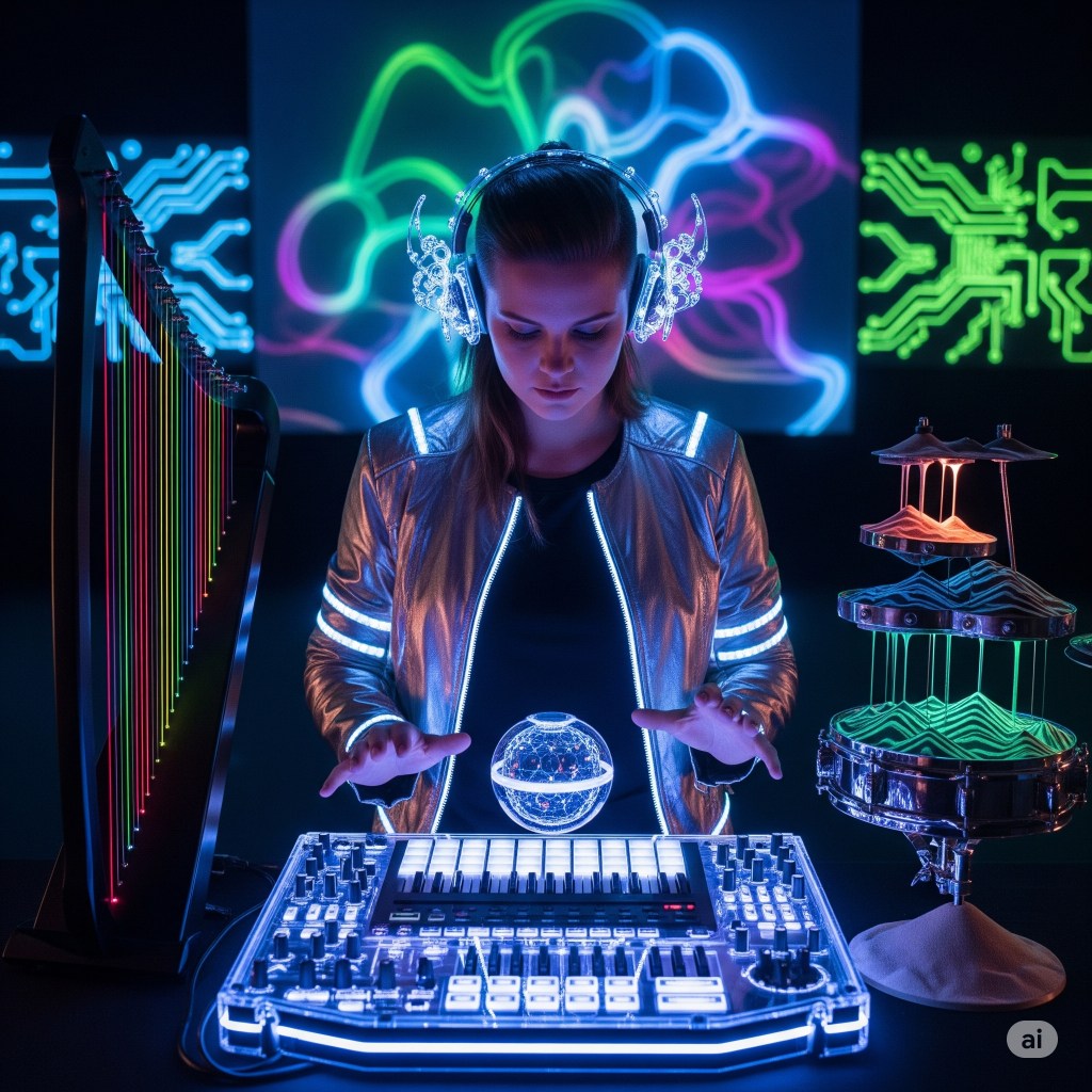 Musical Futurist (AI Generator: Google Gemini)