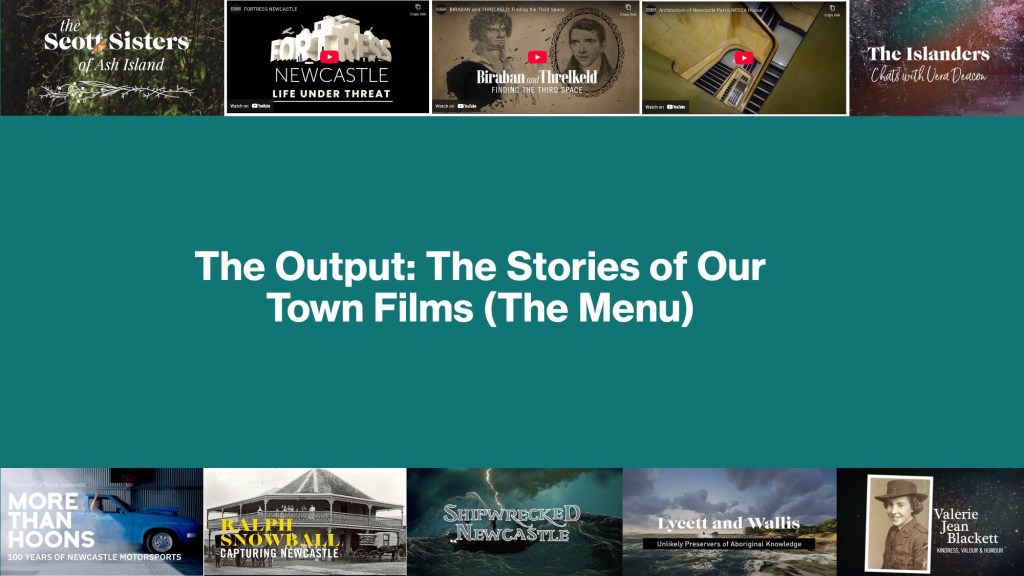 Bringing Out The Stories of Your Town (ASA2025) Slide 18 The Output (The Menu)