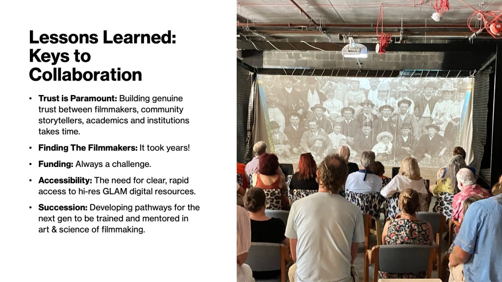 Bringing Out The Stories of Your Town (ASA2025) Slide 20 Lessons Learned: Keys to Collaboration
