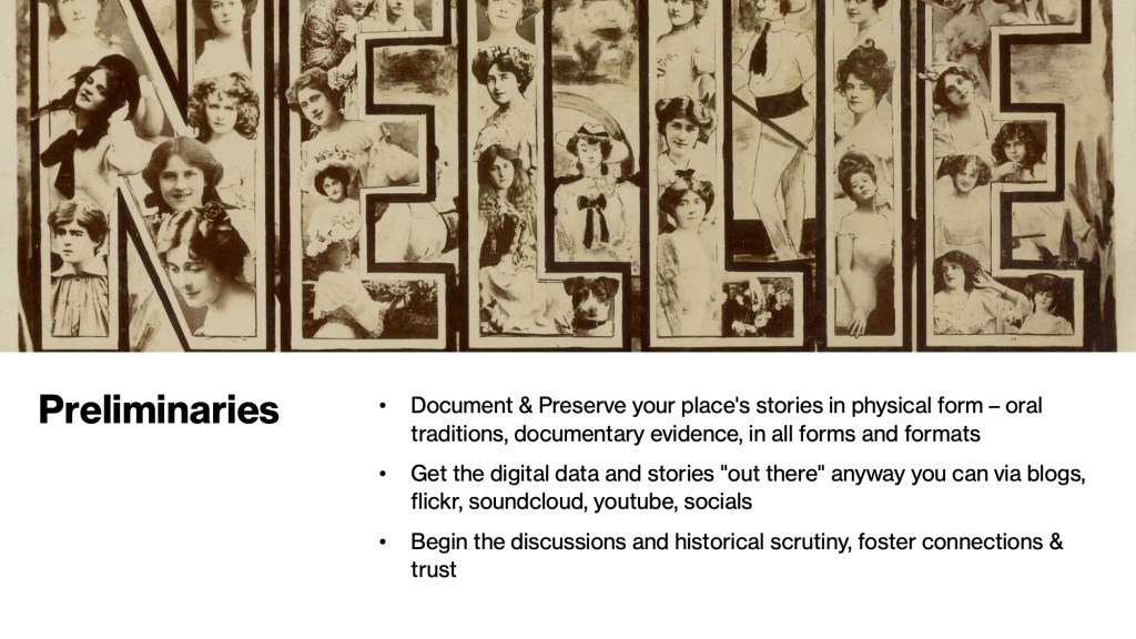 Bringing Out The Stories of Your Town (ASA2025) Slide 6 Preliminaries