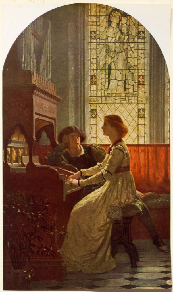 Admiring the music and the musician.