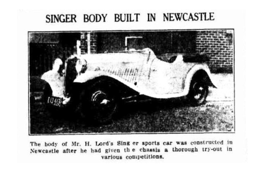 "Singer Body Built in Newcastle" Newcastle Morning Herald and Miners' Advocate 16 January 1934 page 12
