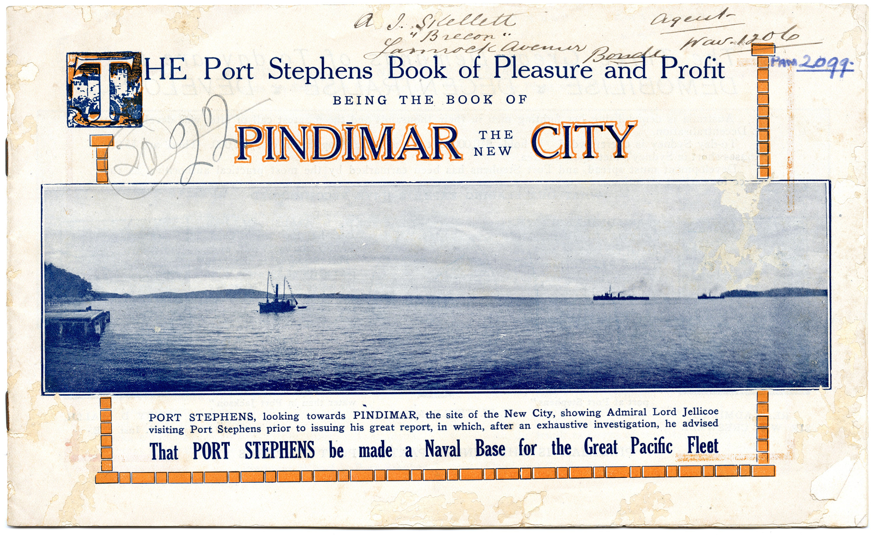 Pindimar The New City (Cover) of Gray Pamphlet 919.442 PIND
